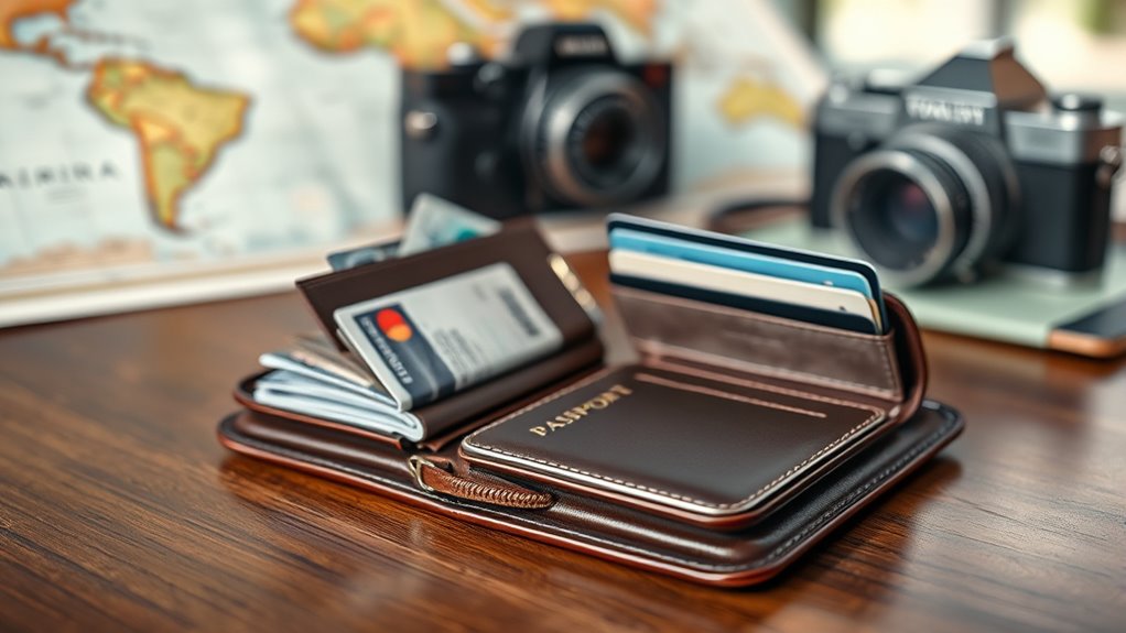 secure lightweight travel wallet