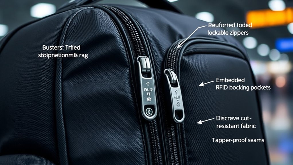 secure travel bag features