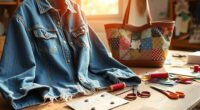 transform old clothes into bags