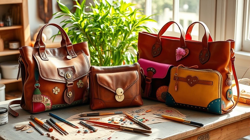 upcycling bags with patches