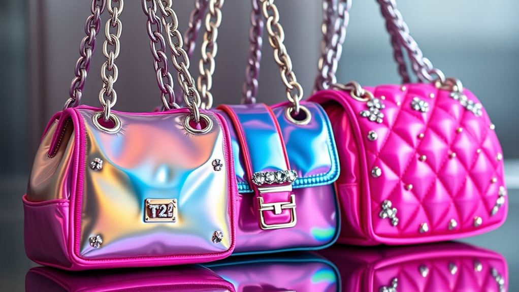 vibrant futuristic statement accessories