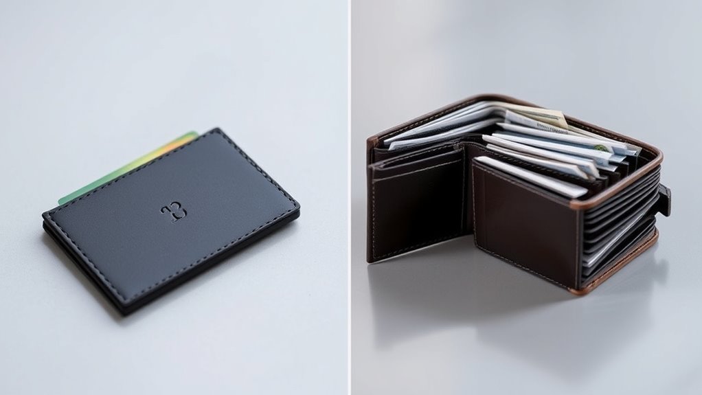 wallet comparison minimalist versus traditional