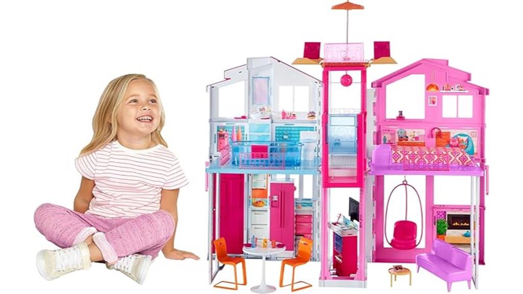 barbie dollhouse with elevator