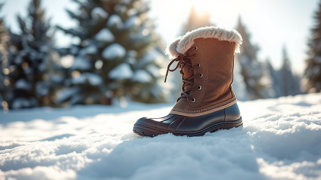 boots warmth traction comfort