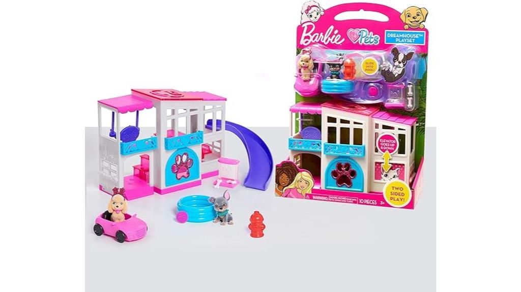 double sided barbie pet house