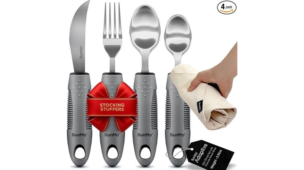 elderly adaptive utensil set