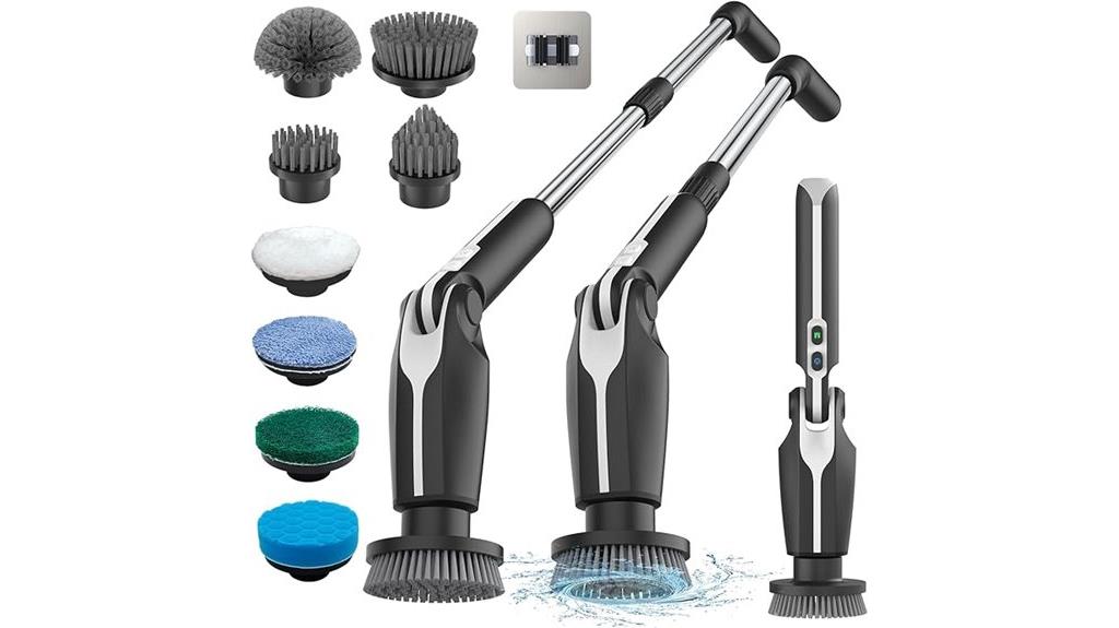 electric bathroom floor scrubber