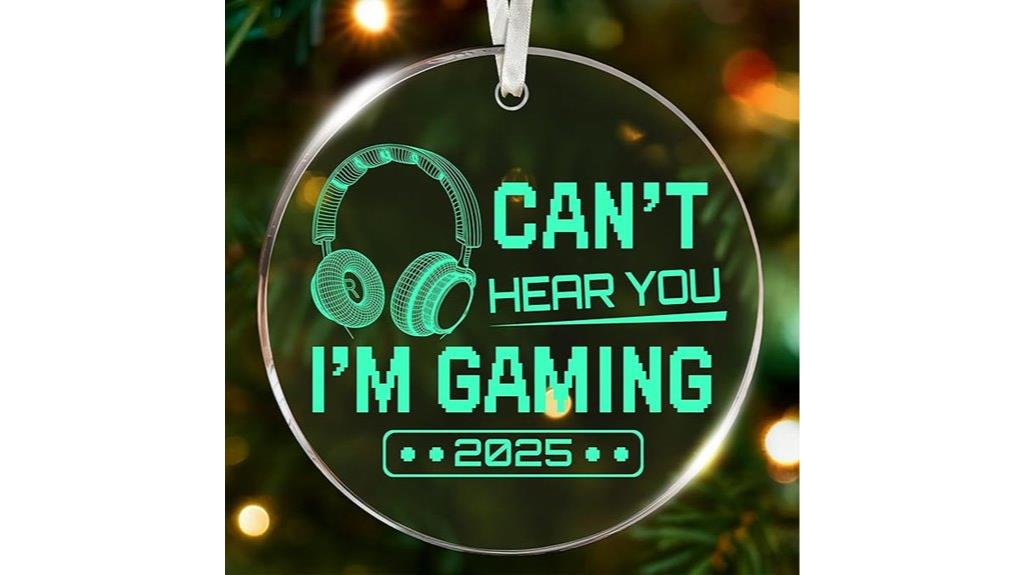 gaming headphone christmas ornament
