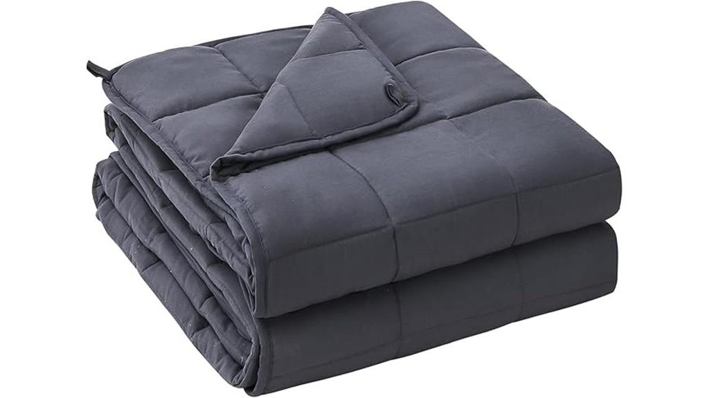 grey 20lb weighted blanket