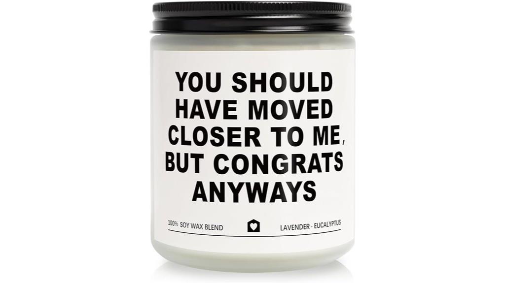 handmade lavender candle gift