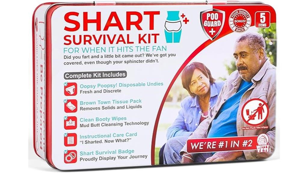 humorous yeti shart emergency kit