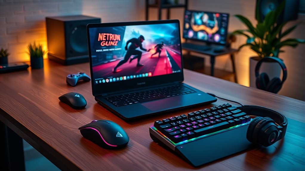key gaming laptop selection