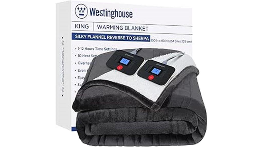 king size heated blanket