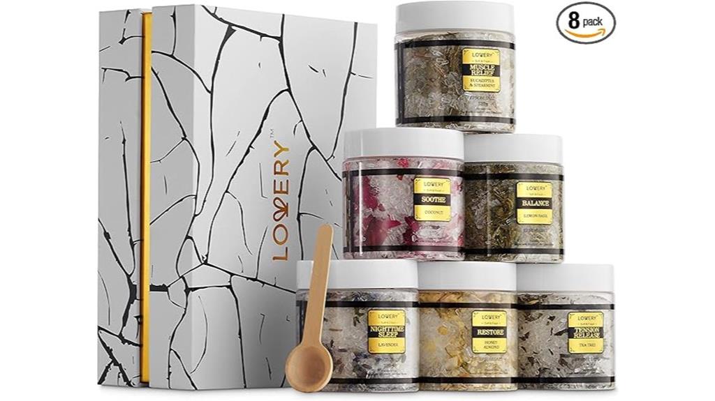 luxurious bath salts gift