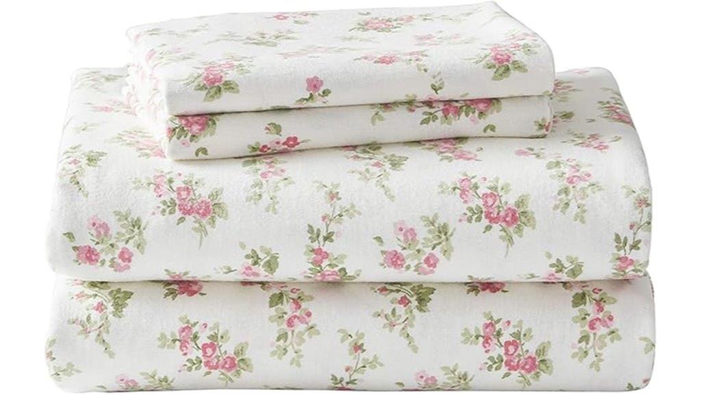pink audrey flannel sheets