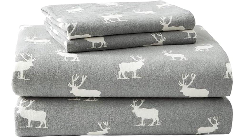 queen cotton flannel bedding