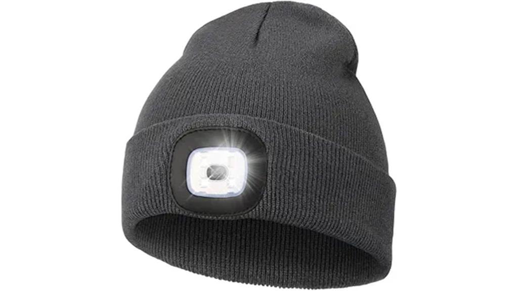 rechargeable lighted beanie
