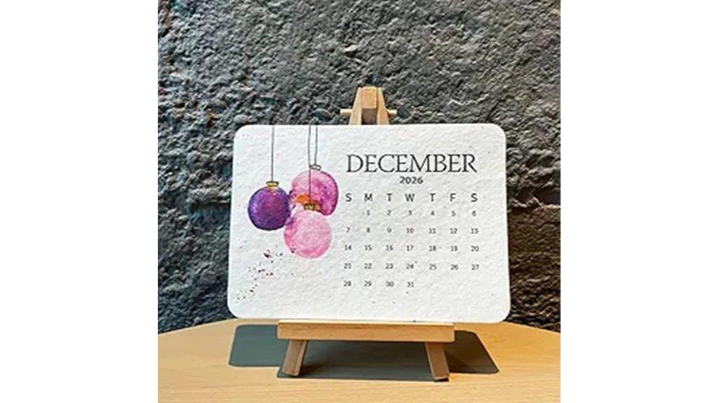 sustainable seed calendar 2026
