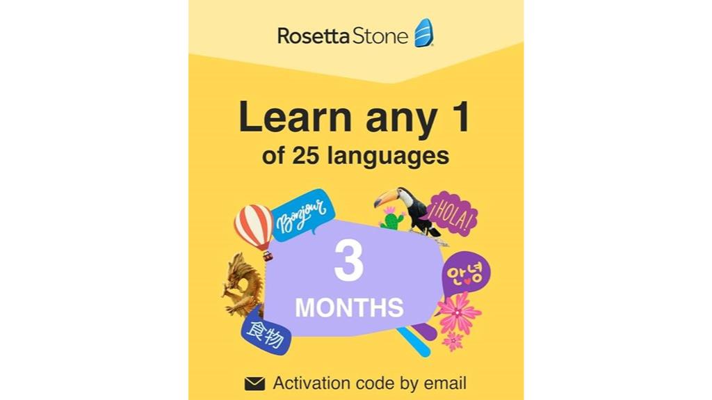 three month online language program