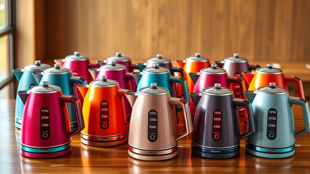 top electric kettles with temp