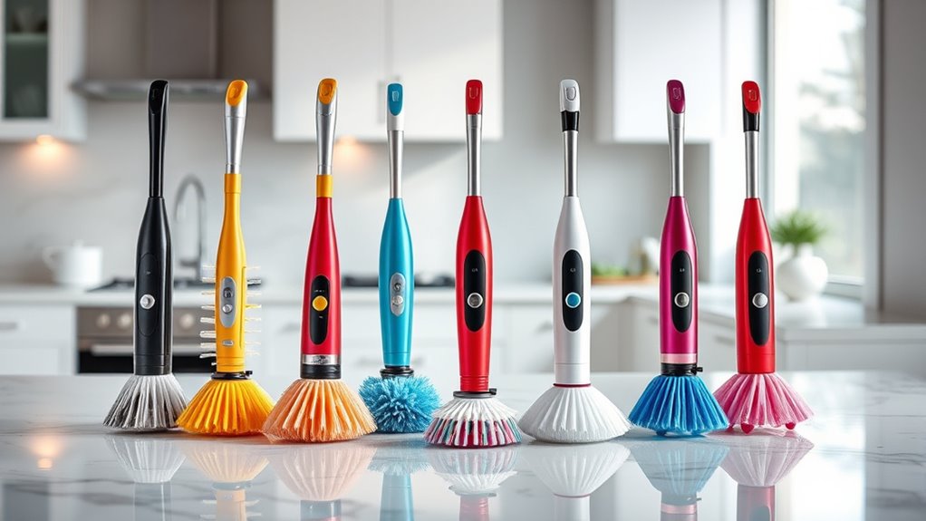 top electric spin scrubbers