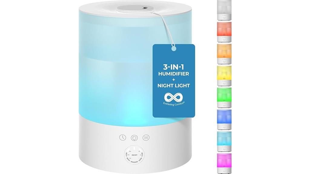top fill bedroom humidifier