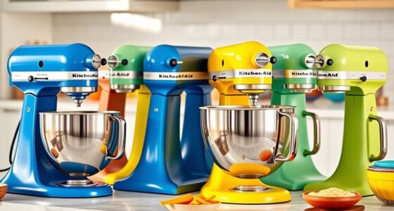 top kitchenaid mixer colors