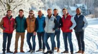 top men s winter heated vests