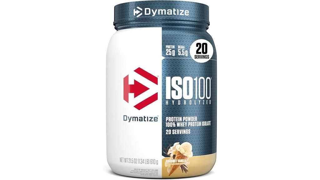 vanilla flavored whey isolate