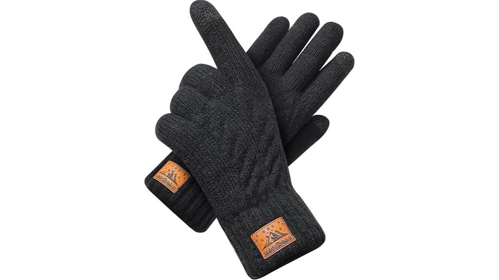 warm touchscreen cold weather gloves