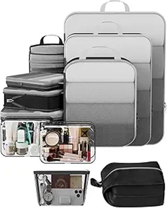 Veken 11-Piece Compression Packing Cubes Set