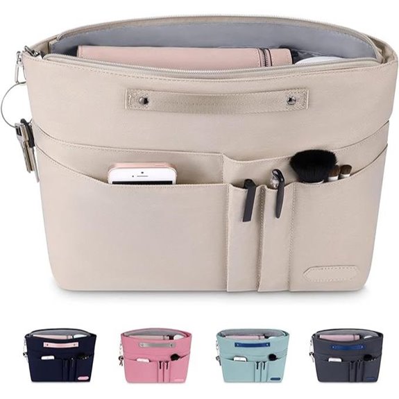 HyFanStr Purse Organizer with 15 Pockets for Handbags