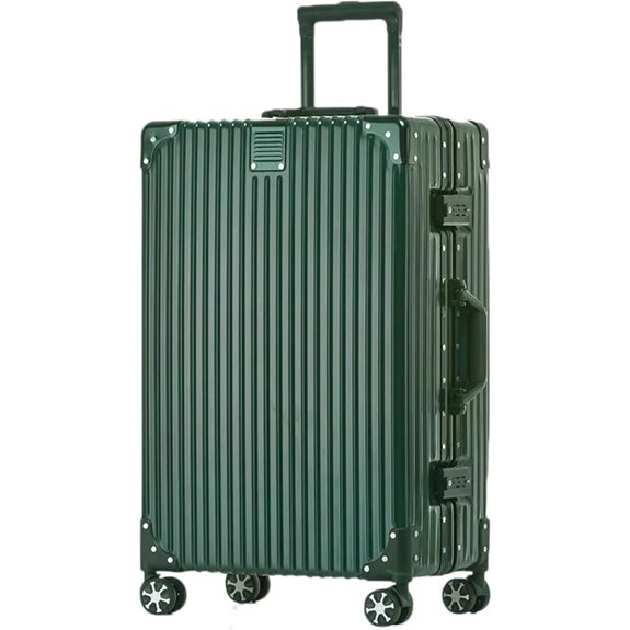 HotWay 20-Inch Aluminum Frame Hard Shell Luggage