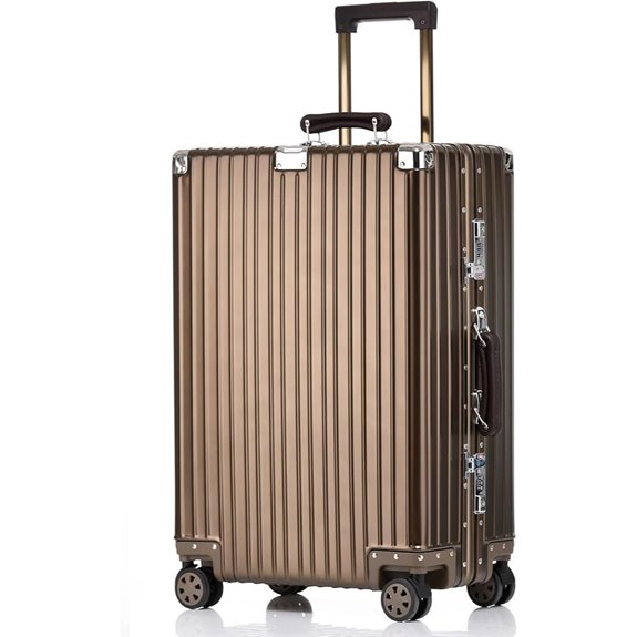 20 inch aluminum tsa luggage