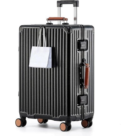 20-Inch Carry-On Luggage with Spinner Wheels