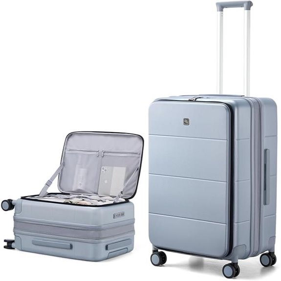 Hanke 24-Inch Hard Shell Spinner Luggage