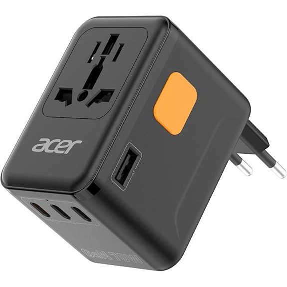 Acer 70W GaN Travel Power Adapter with USB Ports