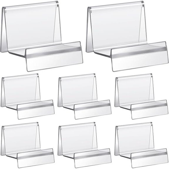 Weysat Clear Acrylic Purse and Jewelry Display Stand