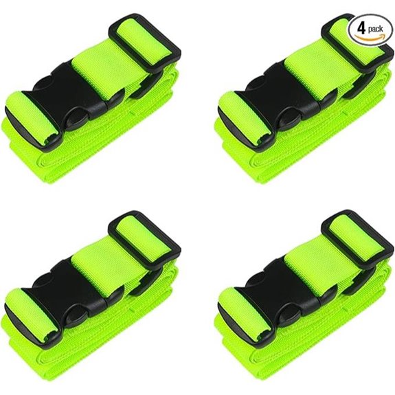 MAGARROW 1.5 Adjustable Luggage Straps (4-Pack)