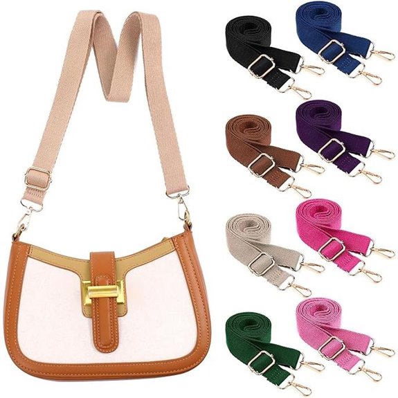 8 Pcs Adjustable Crossbody Purse Straps with Zinc Buckles
