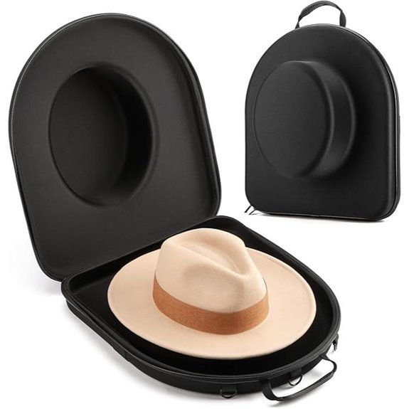 Travel Hat Box with Adjustable Strap