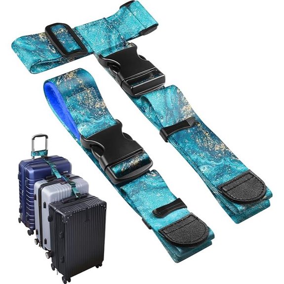 Slohif Adjustable Suitcase Connector Strap for Travel