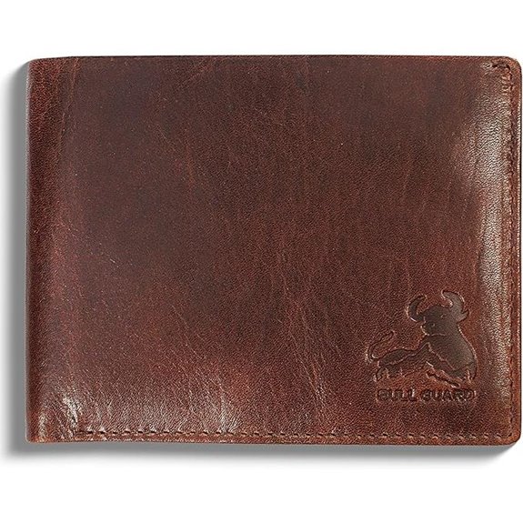 Men's RFID Bifold Wallet with ID & Card Slots