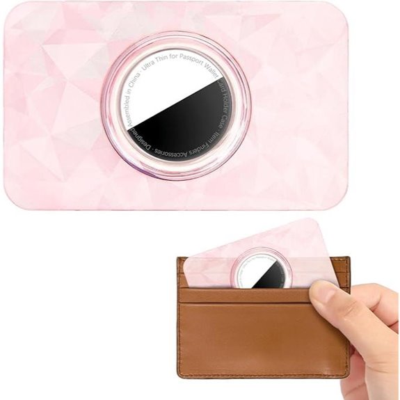 Airtag Wallet & Passport Holder with Keychain