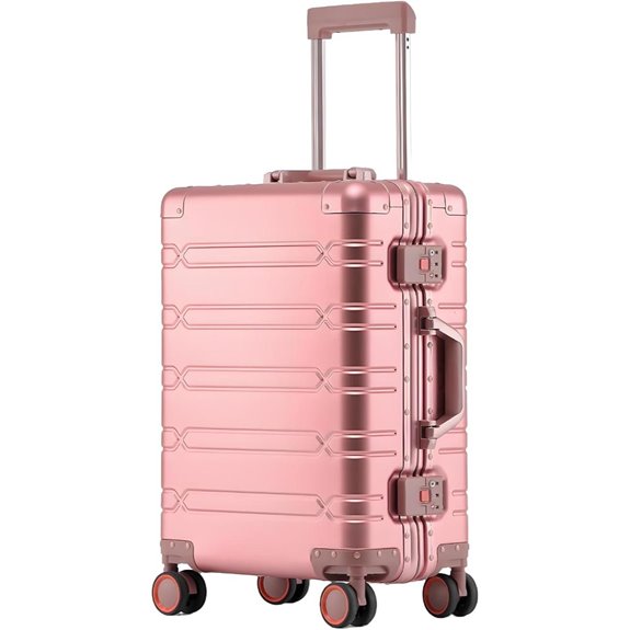 All Aluminum 20-Inch Spinner Carry-On Luggage