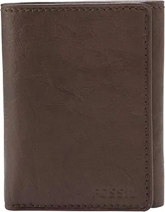 Fossil Men's Leather Trifold Wallet for Men