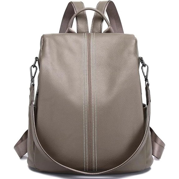 Genuine Leather Women's Anti-theft Backpack Purse