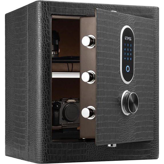 biometric touch screen safe