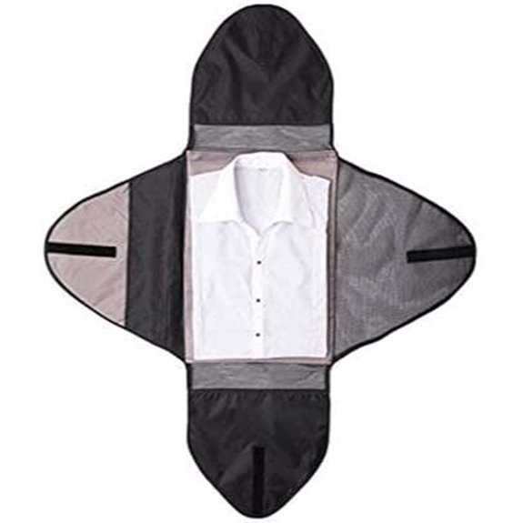 Travel Garment Packing Folder Organizer Black