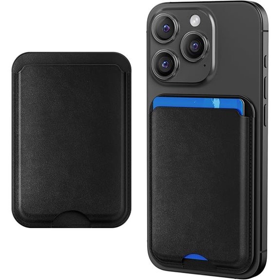 Phone Card Holder Wallet for iPhone (Black)